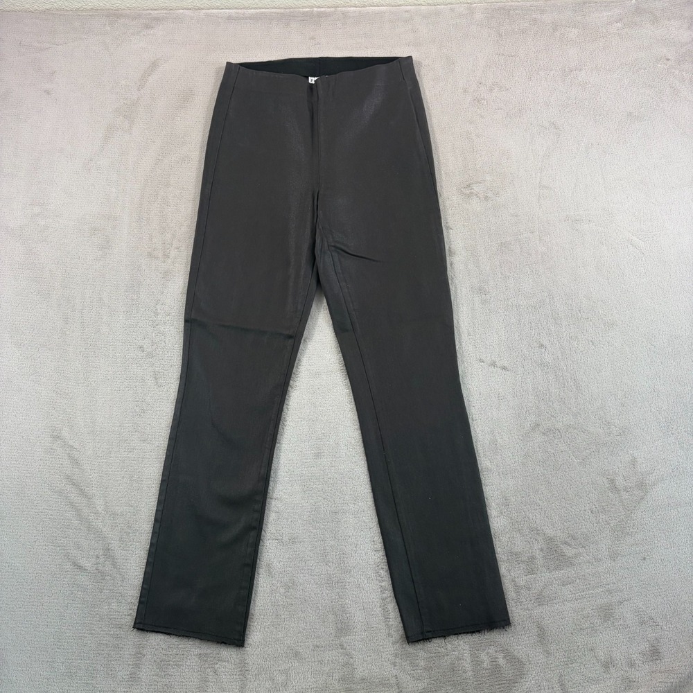 Frank‎ & Eileen Pull-On Factory Sample Pants Black Women 27 Straight Leg NWOT
